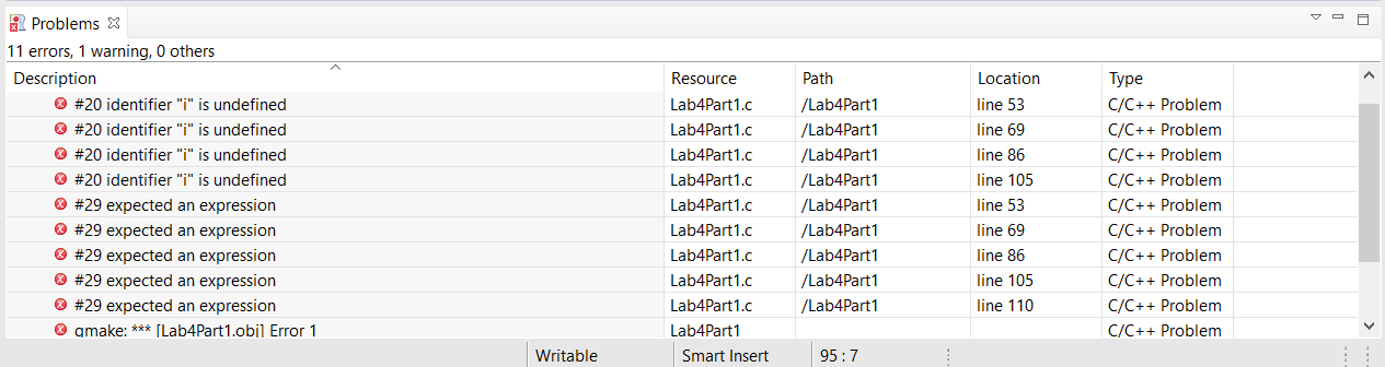 am getting errors and they are on things I thought I did.