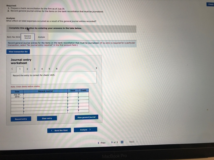 accountant for Western Imports downloaded the company's July 31, 2019, bank statement