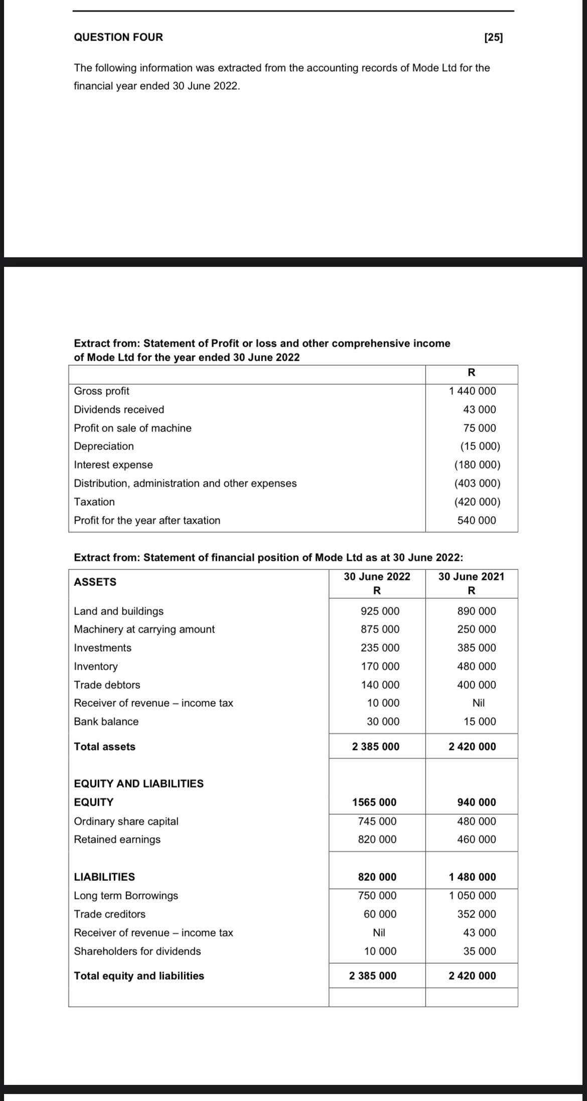 at the end of each financial period. All interest must be processed