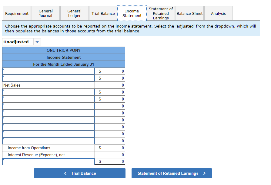 following post-closing balances at December 31: The following information is relevant to
