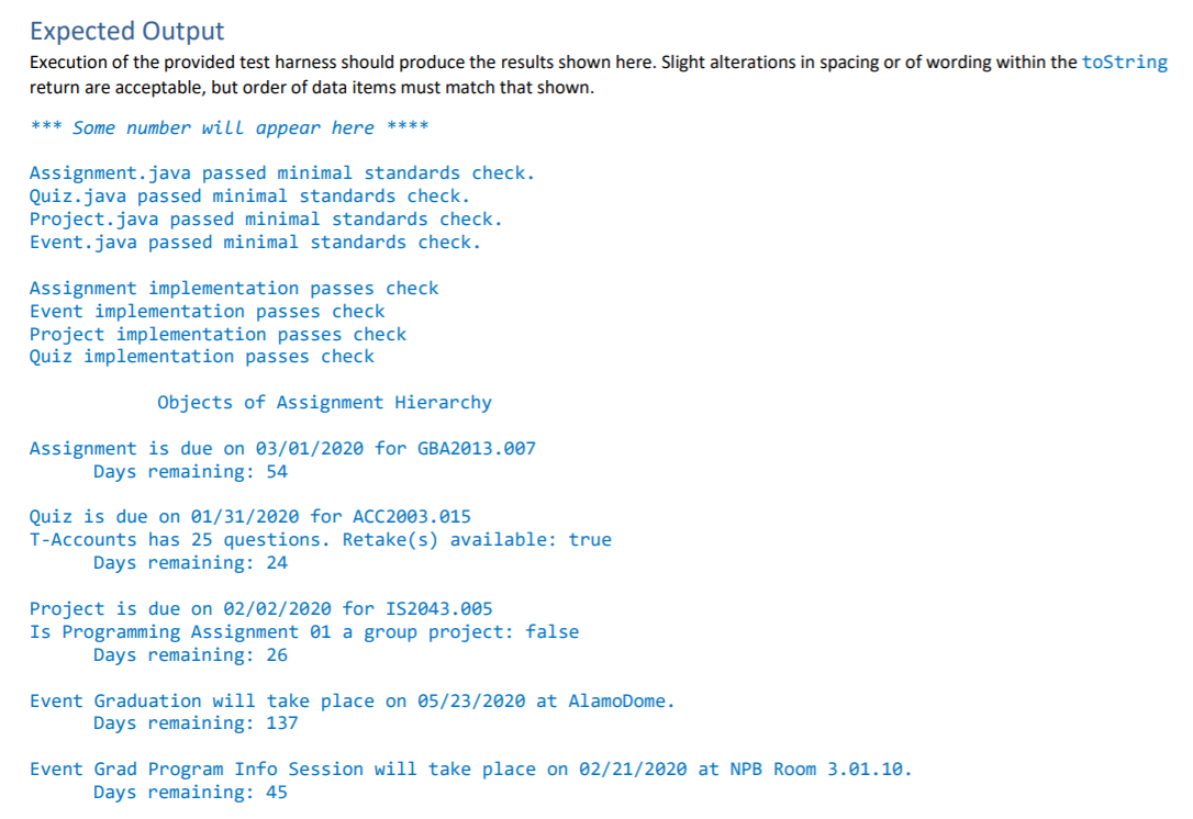 DateFormat interface. * * This is a very "thin" testing process. Students