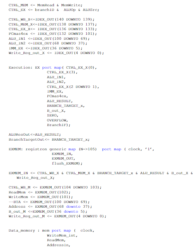 issued through the MEM_DATA_INPUT input, while the address is issued by the