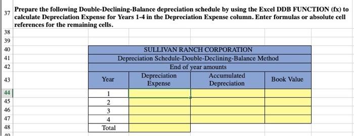 depreciation for the new piece of equipment using different methods: Straight-Line depreciation,