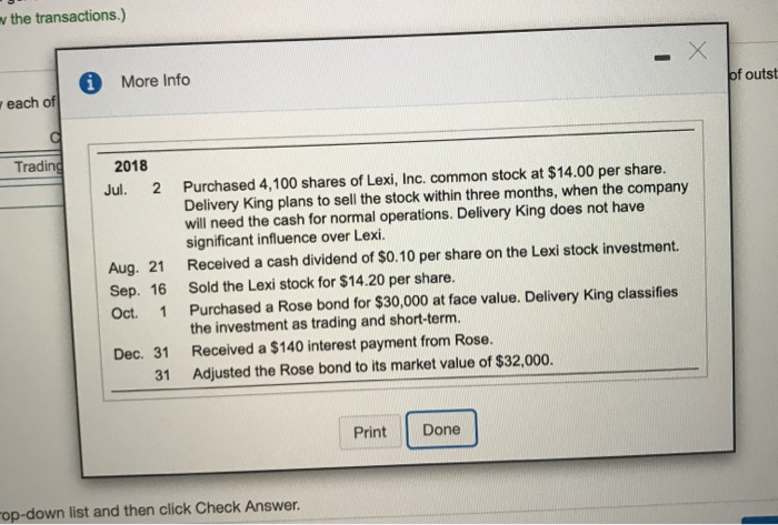  Only need help with image 3 and 4. w the transactions.)