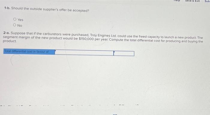 Troy Engines Ltd. manufactures a variety of engines for use in heavy