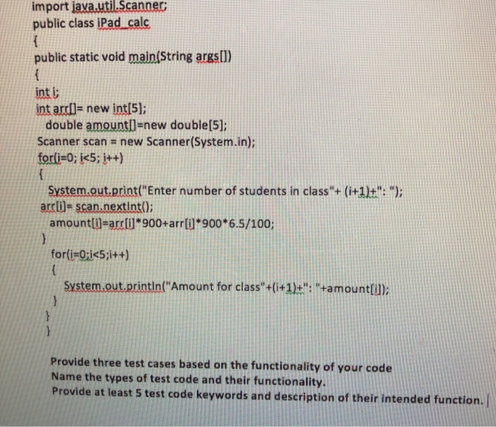  i need helping answering these questions based on my java code