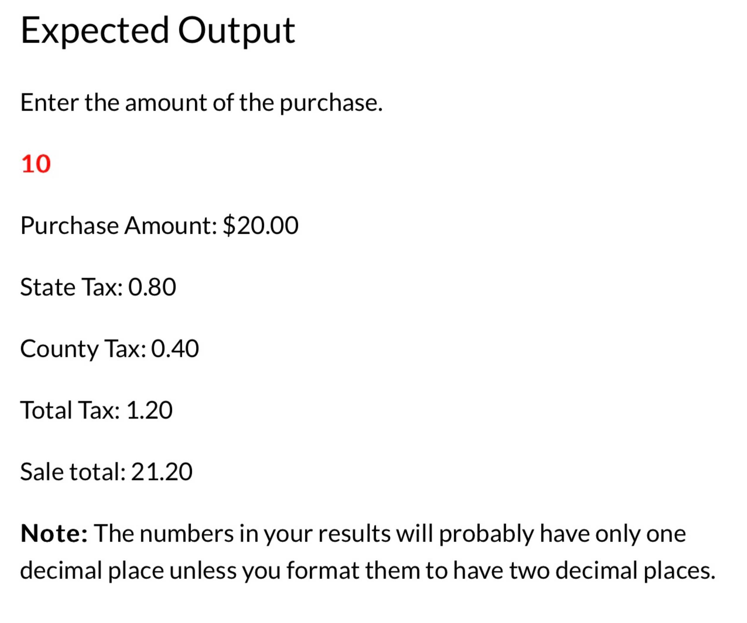  Directions This exercise requires designing a program which solves the problem