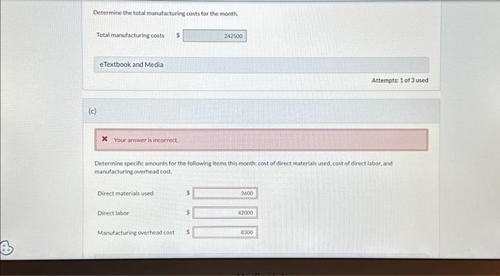 The accountant needs help filling in the remaining detalls of the accounts