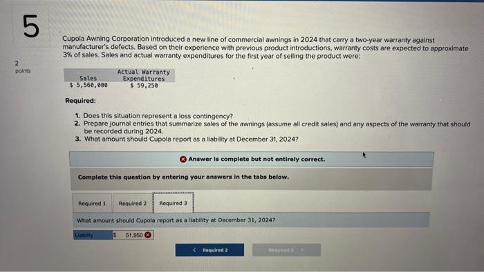 as "required 3" which is also marked with a red X next