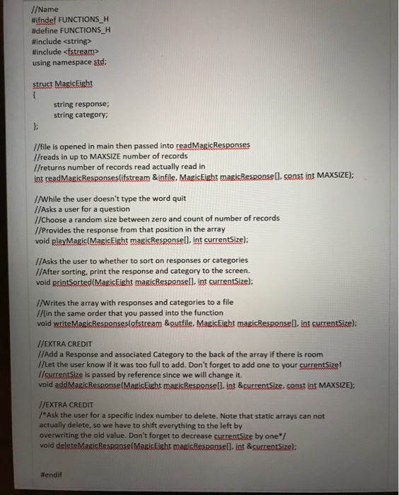 outline in plain English. Place this outline in either //line comments or/*block/comments.