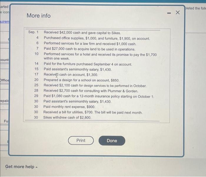 1, 2017. During the first month of operations, the business completed the