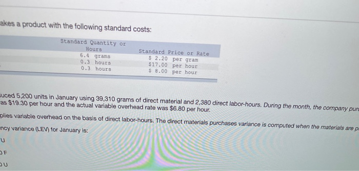 gran $17.05 per hour $ 8.00 per hour The company produced 5.200