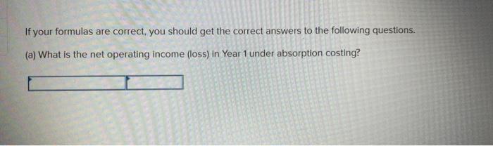 during the year 9 Enter a formula into each of the cells
