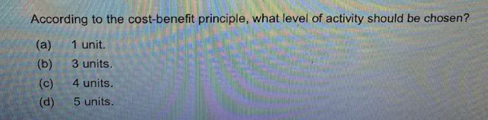 7 9 13 18 20 Total Benefit ($) 13 21 26 30