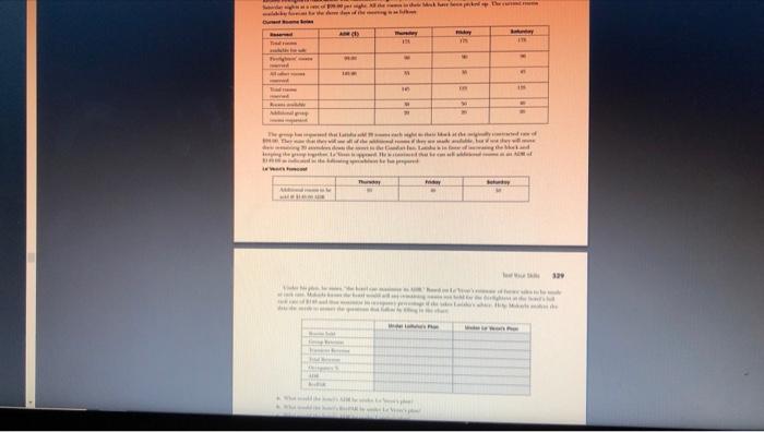 Please use Excel to help me answer these. whether TE IT SON