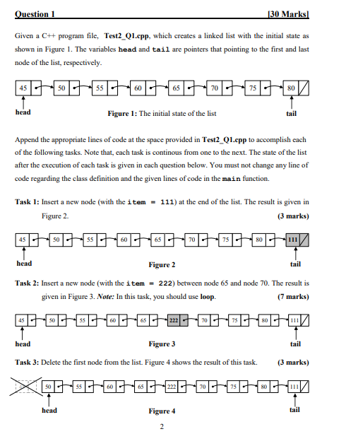  #include using namespace std; class Node { public: int item; Node