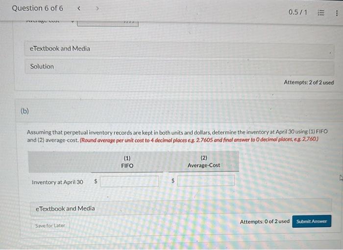 answer is correct. Assuming that periodic inventory records are kept, calculate the