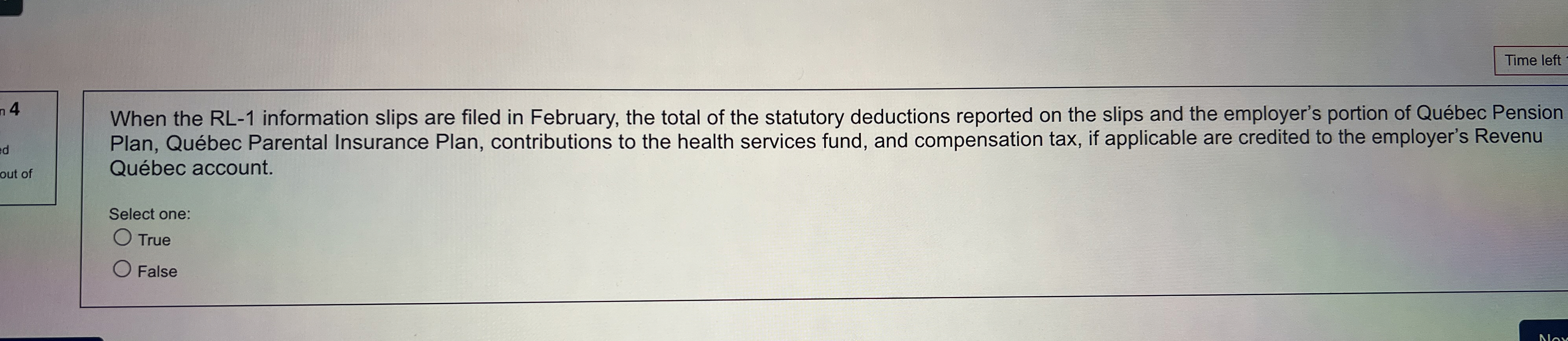  4 When the RL-1 information slips are filed in February, the