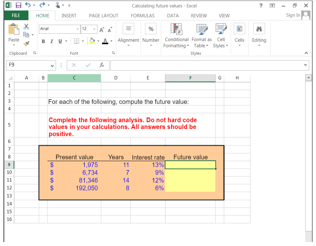  ? X - . Sign In FILE * Paste Calculating future