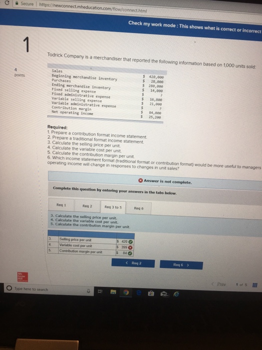  C Secure https/ connect.htm Check my work mode: This shows whet