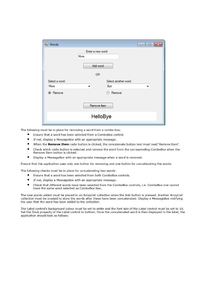 a computer program using an OOP language in a environment 1. Create