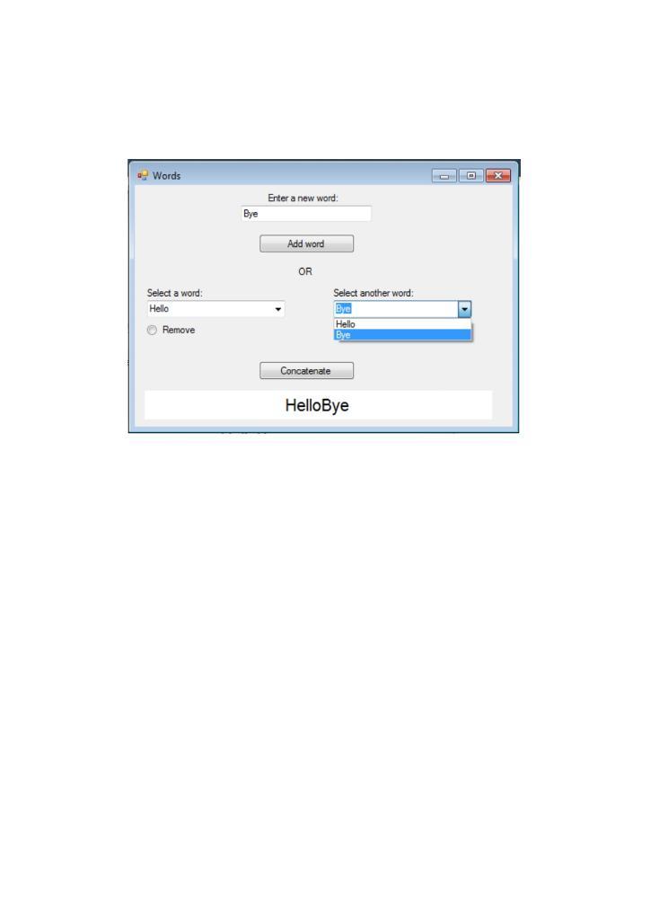 a program that allows the user to enter a new word or