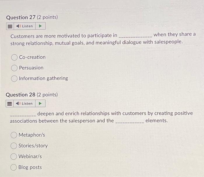 perceive value in your offering by presenting how the benefits received by