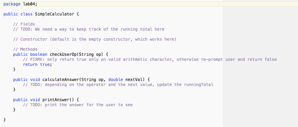 by (1) adding functionality for checking that the user enters a valid