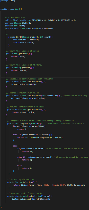with task 2, how to write the new Class Dictionry. Check below