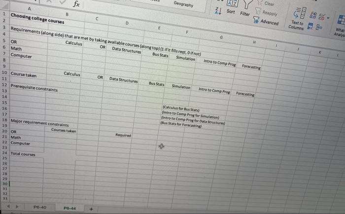  Use the attached excel sheet to answer the following question. To