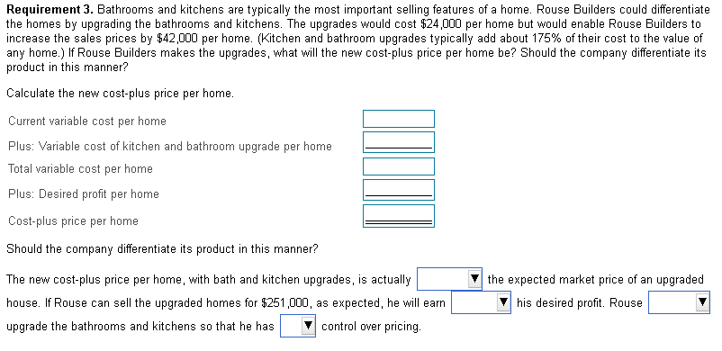 able or not be able 2. exceed or fall short of Requirement