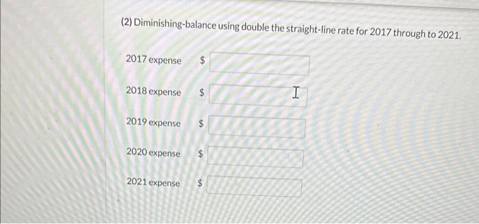 the machine would have a residual value of $14,000. The machine is