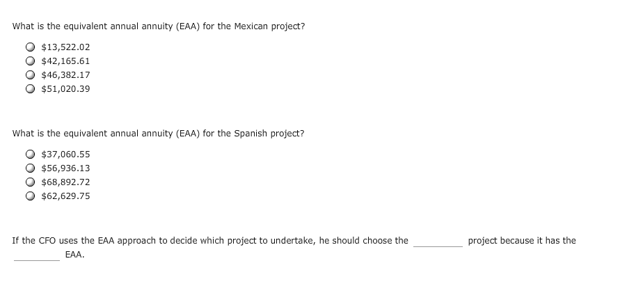 lives Aa Aa E Evaluating projects with unequal lives Your company is