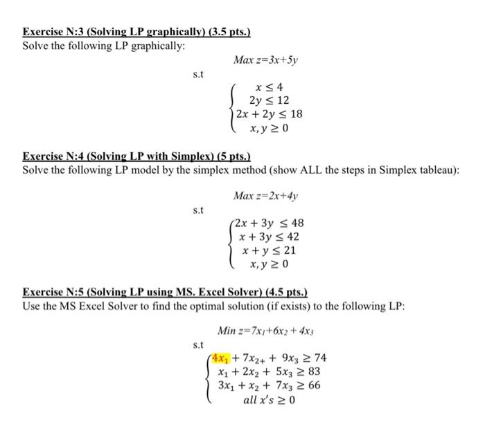 pts.) Use the Gauss-Jordan method to determine whether each of the following