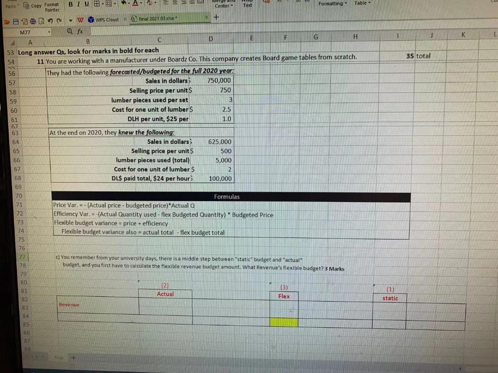  Me 9 au Center Table Text M77 K L 35 total