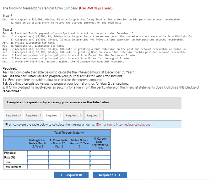 Made an adjusting entry to record the accrued interest on the Todd