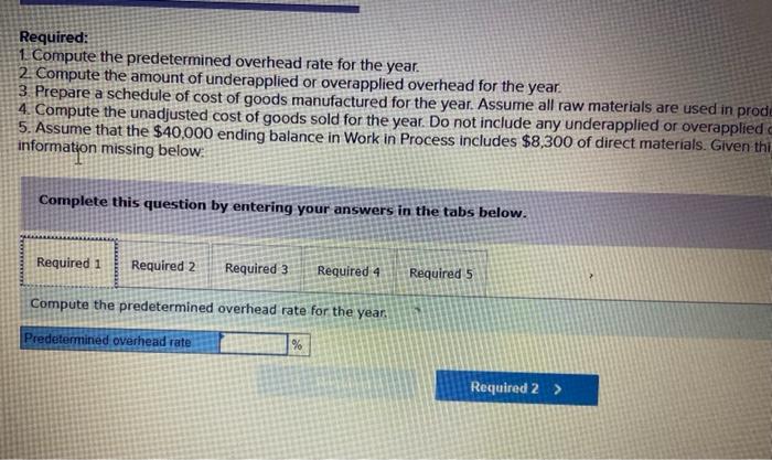 and manufacturing overhead applied listed below are all for the current month.