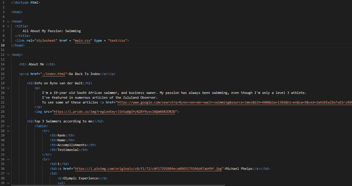 images, recipes, etc. in a personal folder to be able to go