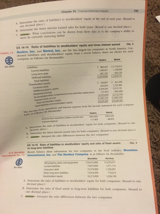 form, stating each item for both years as a in A. Prepare