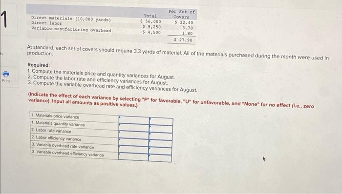 LO9-5, LO9-6] Marvel Parts, Incorporated, manufactures auto accessories. One of the company's
