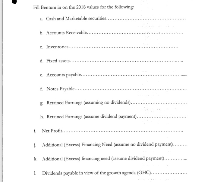 QUESTION A Sea Blue Ventures, a fishing company, has just approached you