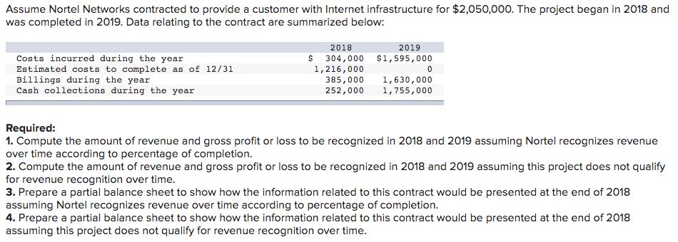Please complete all parts in the same table as shown if possible,