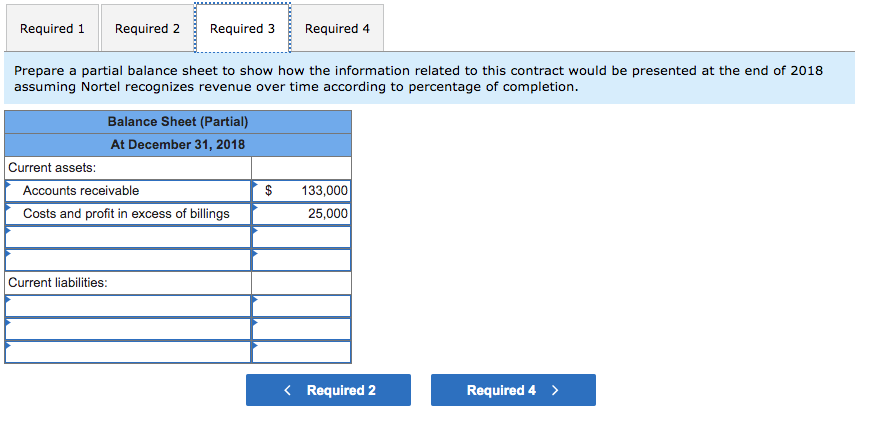 to provide a customer with Internet infrastructure for $2,050,000. The project began