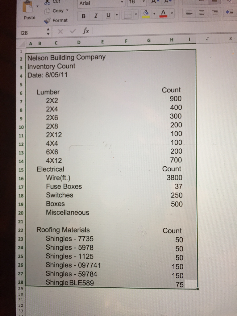 Inventory Problems The next logical step in this investigation may be to