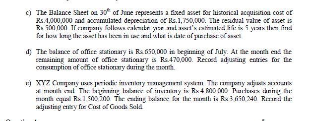 and then answer the requirements a) ABC Company has two kinds of