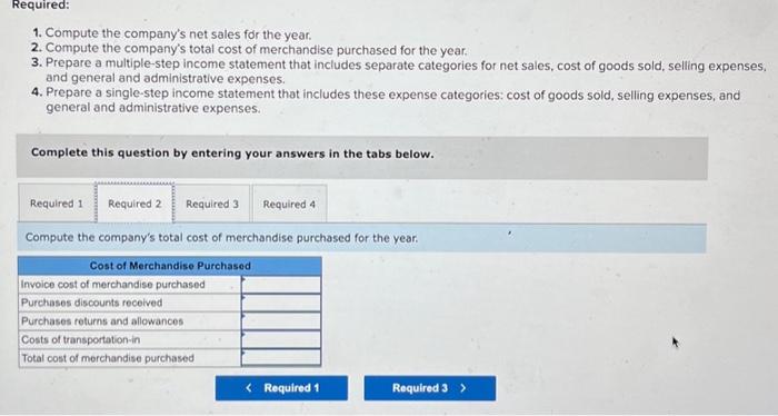 , its fiscal year-end, follows. It categorizes the following accounts as selling