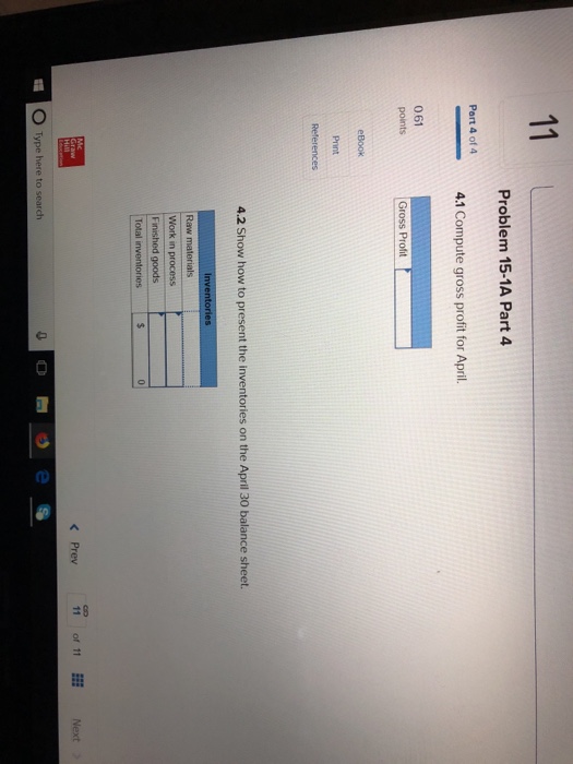 Production costs computed and recorded: reports prepared The following information applies to