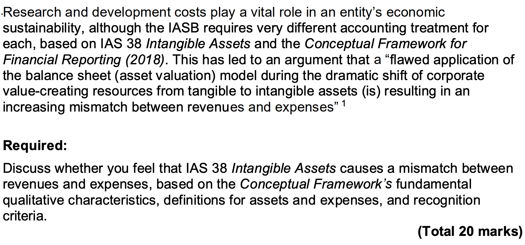 Please answer this in full. Urgent! Research and development costs play a