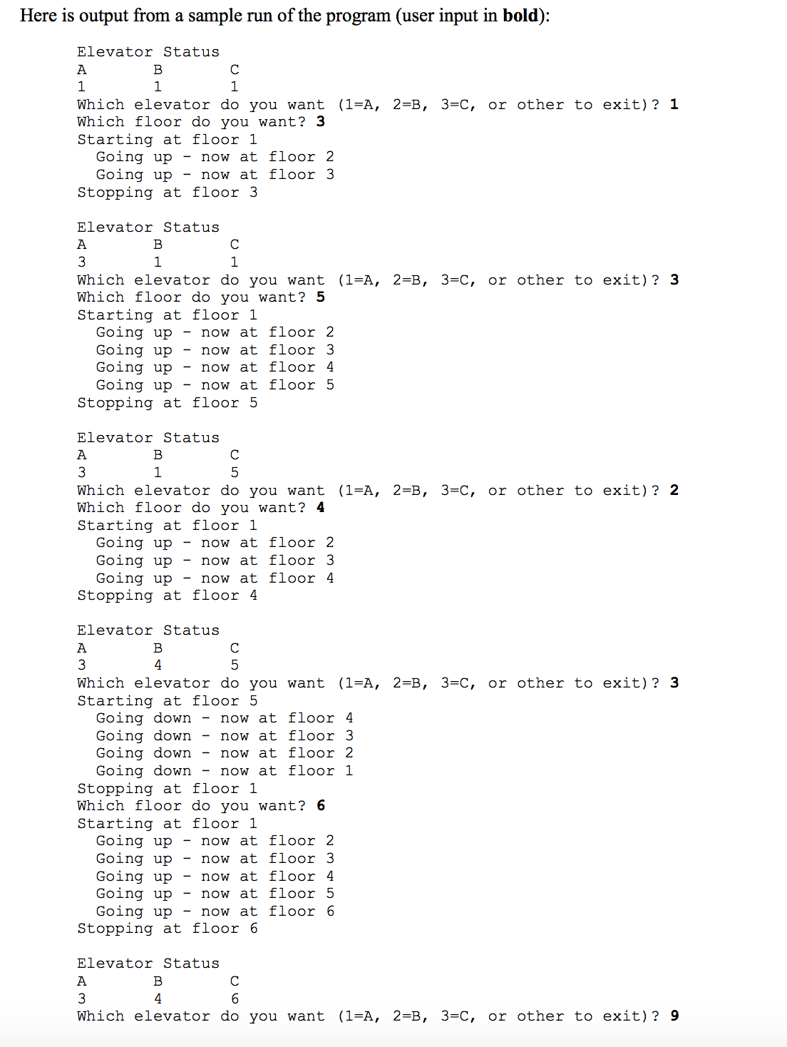 about classes that's way this question looks vague to me. # Create