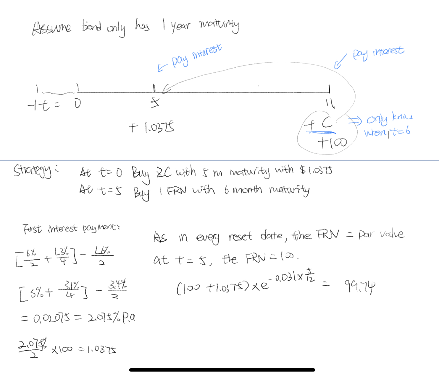 Thanks Several months ago, Buddy Inc. issued a unique fixed income security.
